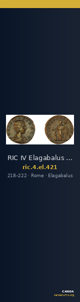 RIC IV Elagabalus 421 — CANOA
