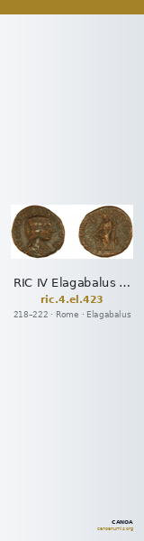 RIC IV Elagabalus 423 — CANOA