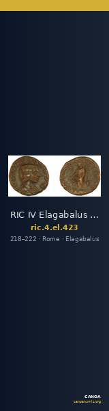 RIC IV Elagabalus 423 — CANOA