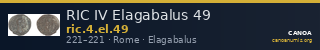 RIC IV Elagabalus 49 — CANOA