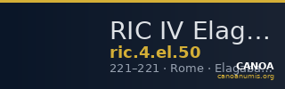 RIC IV Elagabalus 50 — CANOA