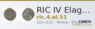 RIC IV Elagabalus 51 — CANOA