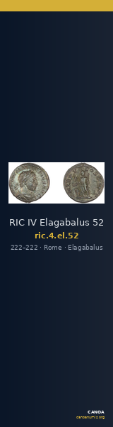RIC IV Elagabalus 52 — CANOA