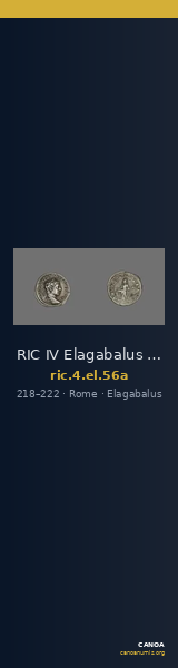RIC IV Elagabalus 56a — CANOA