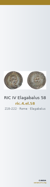 RIC IV Elagabalus 58 — CANOA