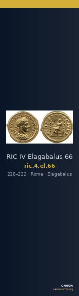 RIC IV Elagabalus 66 — CANOA