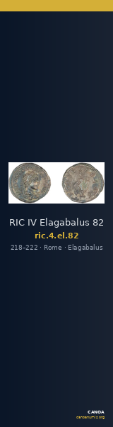 RIC IV Elagabalus 82 — CANOA