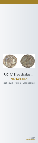 RIC IV Elagabalus 83A — CANOA