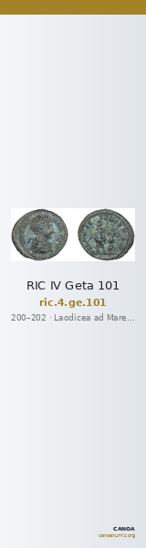 RIC IV Geta 101 — CANOA