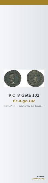 RIC IV Geta 102 — CANOA