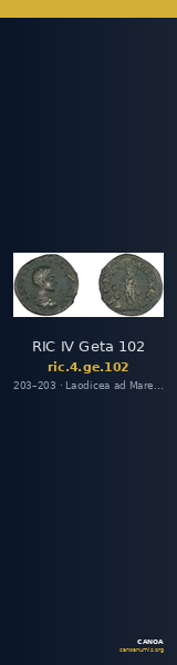 RIC IV Geta 102 — CANOA