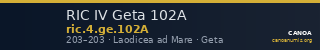 RIC IV Geta 102A — CANOA