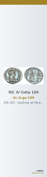 RIC IV Geta 104 — CANOA