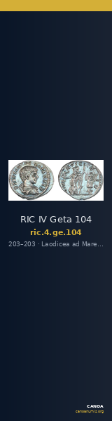 RIC IV Geta 104 — CANOA
