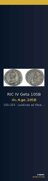RIC IV Geta 105B — CANOA