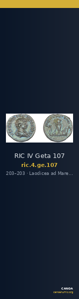 RIC IV Geta 107 — CANOA