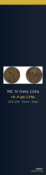 RIC IV Geta 124a — CANOA