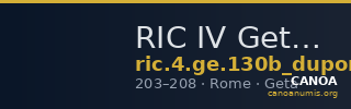 RIC IV Geta 130b (dupondius) — CANOA
