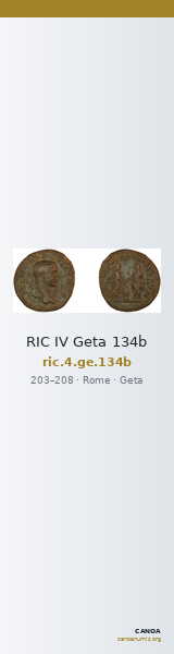 RIC IV Geta 134b — CANOA