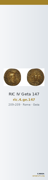 RIC IV Geta 147 — CANOA