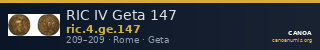 RIC IV Geta 147 — CANOA
