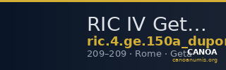 RIC IV Geta 150a (dupondius) — CANOA