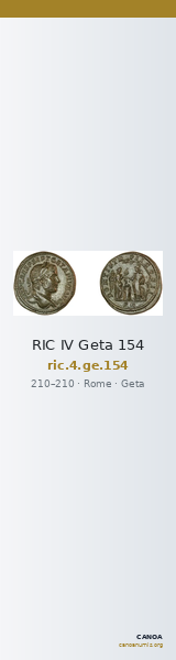 RIC IV Geta 154 — CANOA