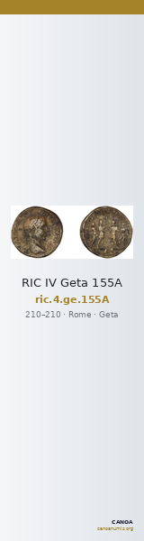 RIC IV Geta 155A — CANOA