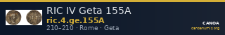 RIC IV Geta 155A — CANOA