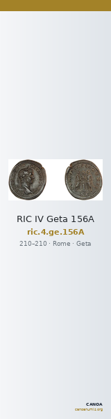 RIC IV Geta 156A — CANOA