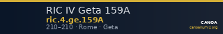 RIC IV Geta 159A — CANOA
