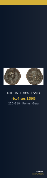 RIC IV Geta 159B — CANOA