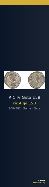 RIC IV Geta 15B — CANOA