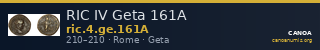RIC IV Geta 161A — CANOA