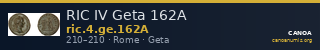 RIC IV Geta 162A — CANOA