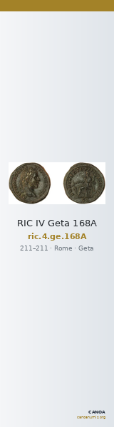 RIC IV Geta 168A — CANOA