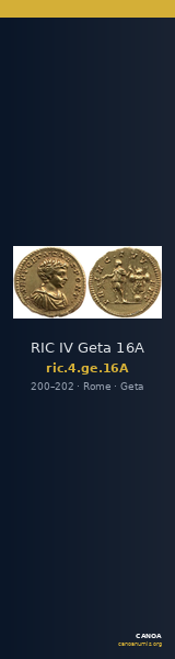 RIC IV Geta 16A — CANOA