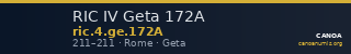 RIC IV Geta 172A — CANOA