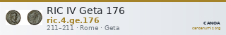 RIC IV Geta 176 — CANOA
