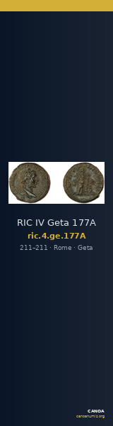 RIC IV Geta 177A — CANOA