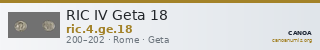RIC IV Geta 18 — CANOA