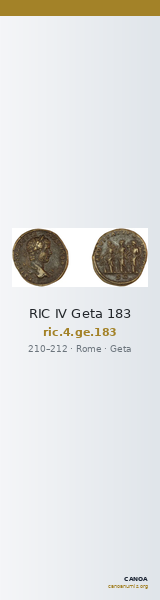 RIC IV Geta 183 — CANOA