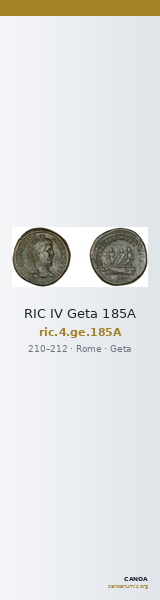 RIC IV Geta 185A — CANOA