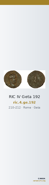 RIC IV Geta 192 — CANOA