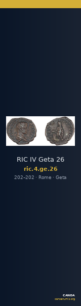 RIC IV Geta 26 — CANOA