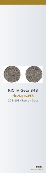 RIC IV Geta 34B — CANOA