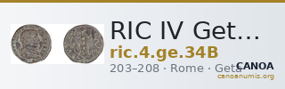 RIC IV Geta 34B — CANOA