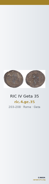 RIC IV Geta 35 — CANOA
