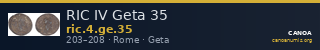 RIC IV Geta 35 — CANOA