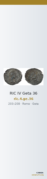 RIC IV Geta 36 — CANOA